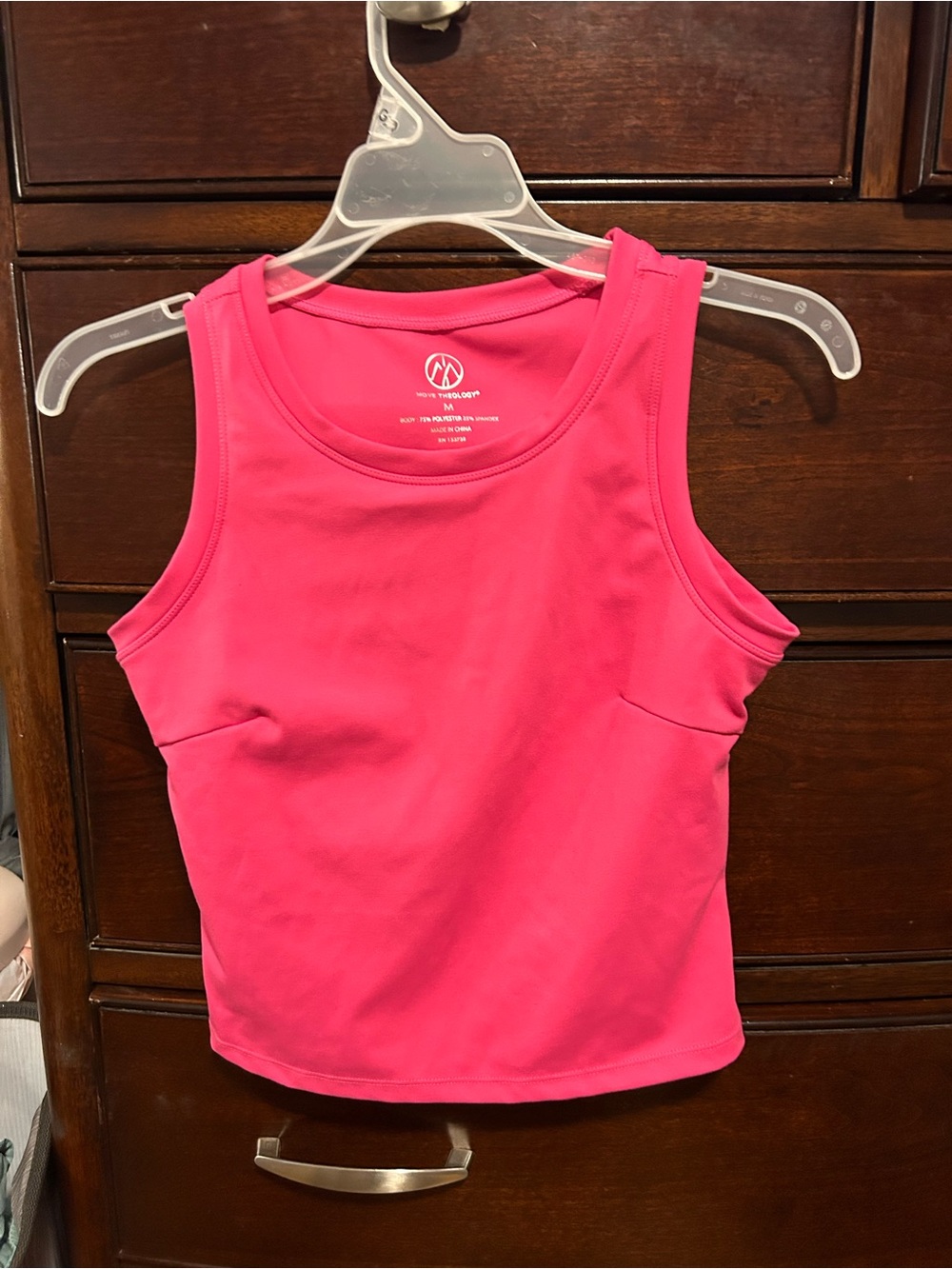 T.J.Maxx Hot Pink Athletic Racerback Tank